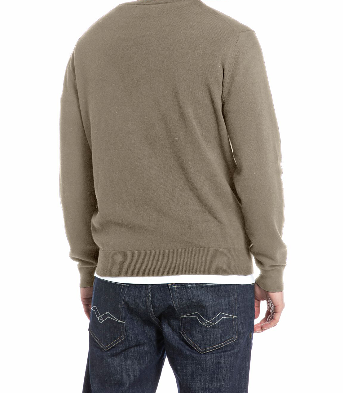 コットンクルーネックセーター 詳細画像 ストーングレー 2